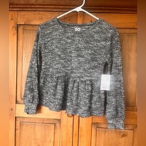 NWT Girl’s size 8 SO sweater